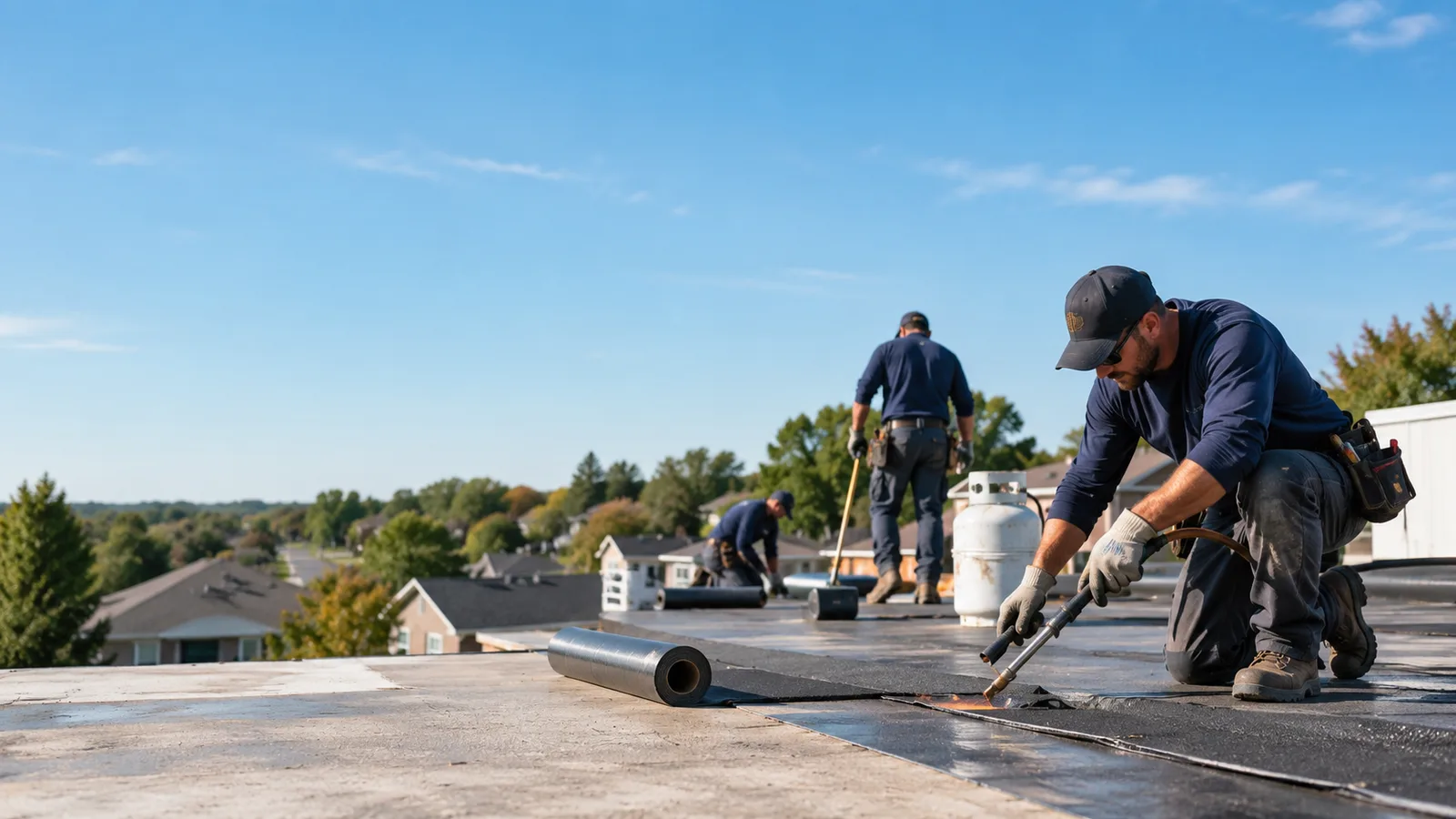 Flat Roof Leak Repair providers in Mackey, IN